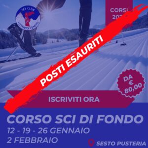 Corso sci di fondo